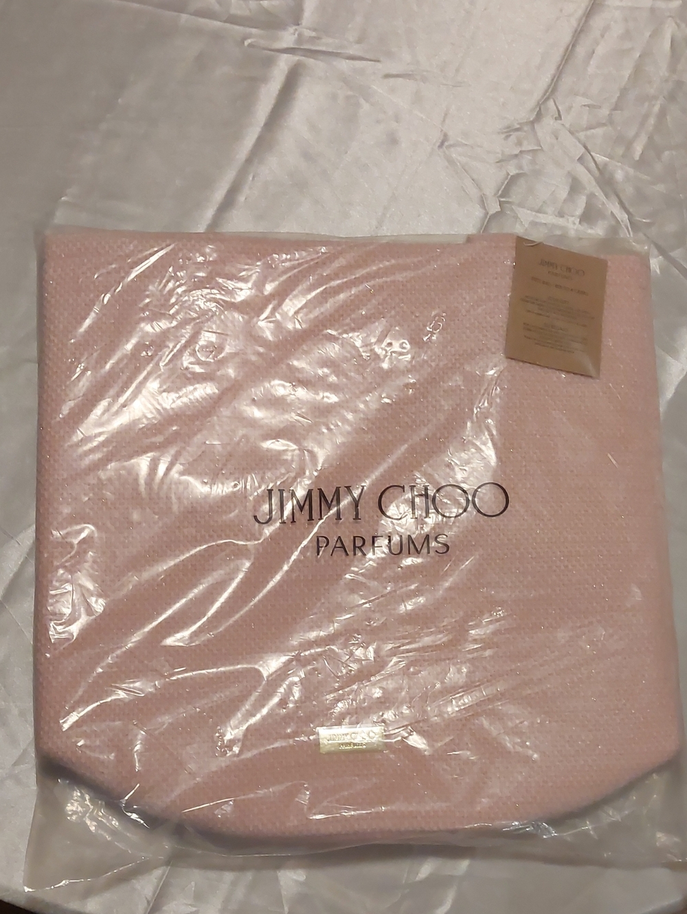 New Jimmy Choo Fragrance Collection Light Pink Parfums Tote GWP